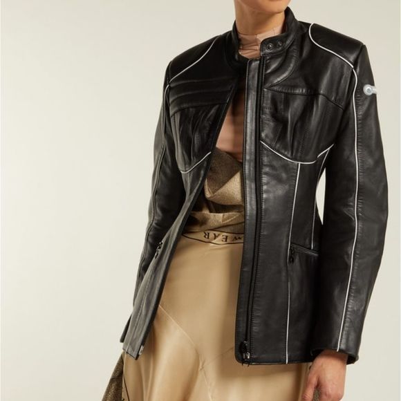 Marine Serre runway biker jacket M BNWOT - Picture 7 of 13
